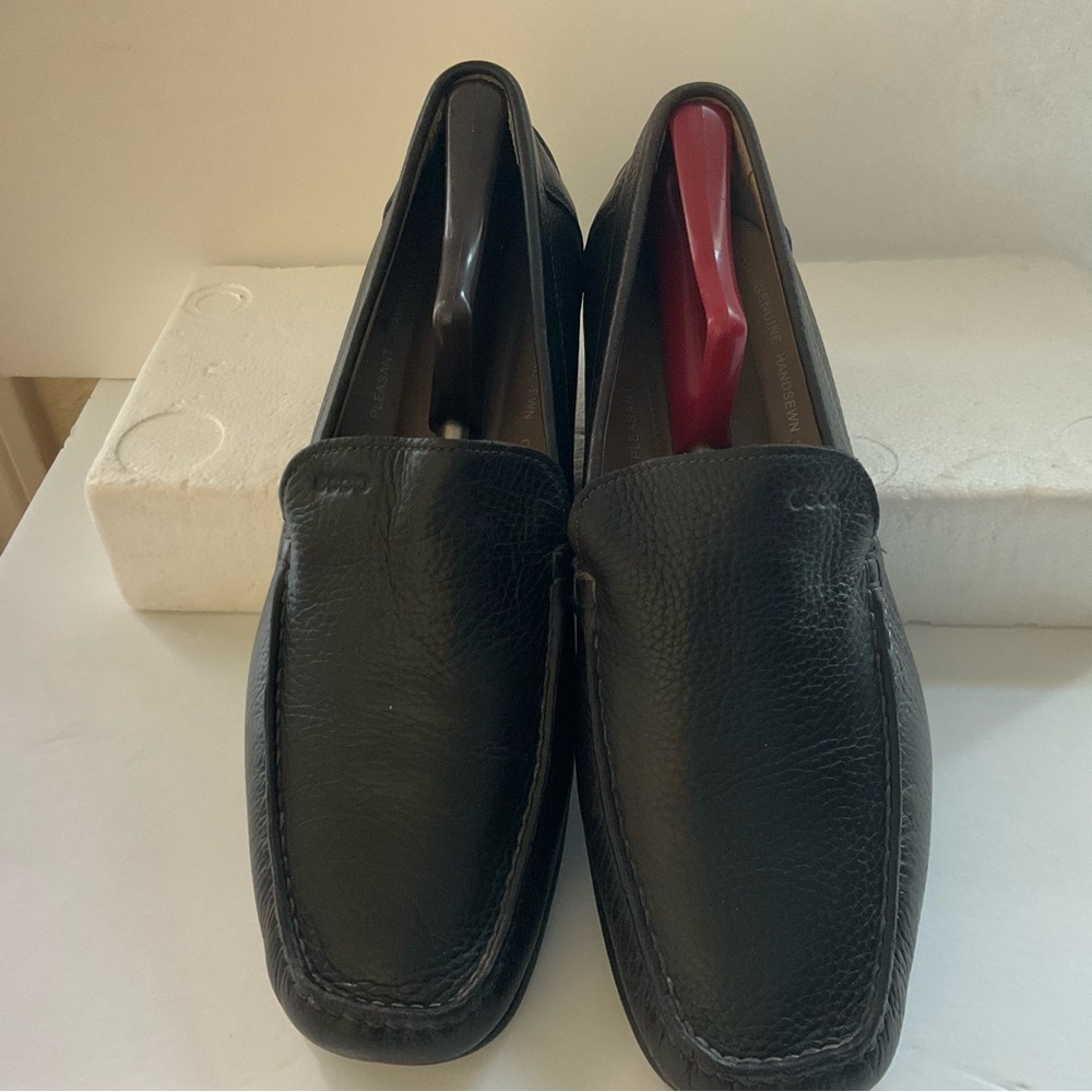 Like New ECCO Men's Leather Classic Moccasin Loafer Slip On Sz 11-11.5 EUC